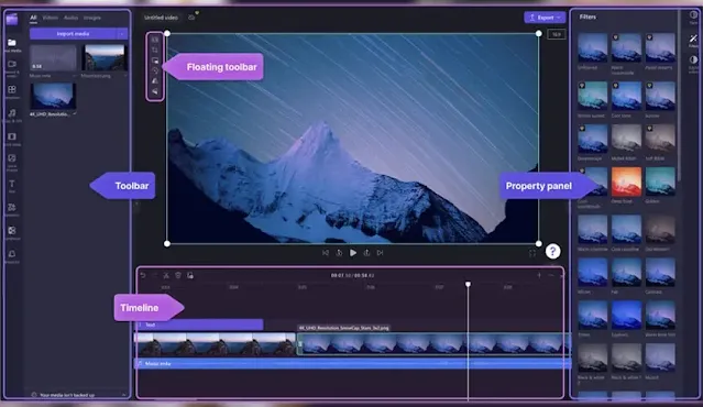 شرح ترجمة الفيديوهات عن طريق برنامج Microsoft Clipchamp