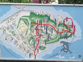 江ノ島岩屋までの地図