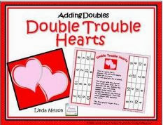http://www.teacherspayteachers.com/Product/Double-Trouble-Hearts-Addition-Doubles-Facts-198320