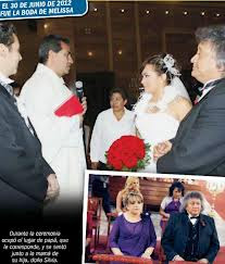 jorge falcon en la misa de boda de su hija