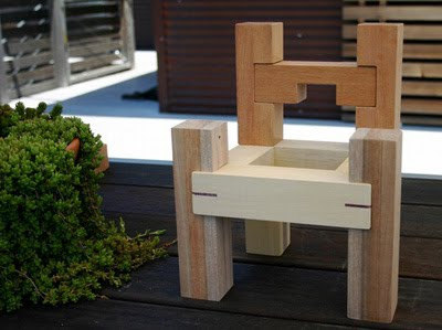 Build Kids Furniture from Wooden Blocks