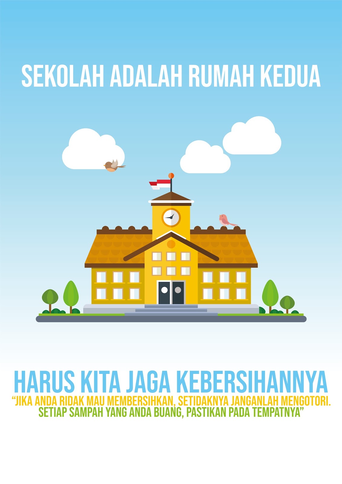 25 Trend Terbaru Gambar Poster Menjaga Kebersihan Lingkungan Sekolah Sweet Hunniteah