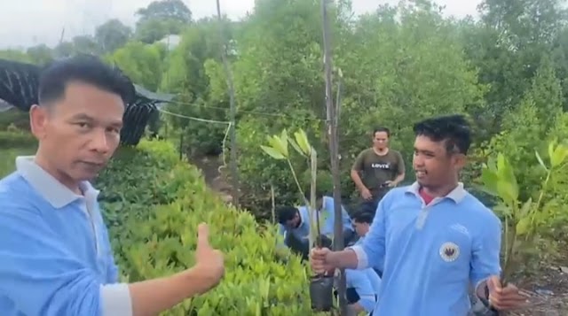 Peduli Lingkungan, Mahasiswa Unrika Kelompok 13 KKN 2022 Akan Tanam 1.000 Bibit Mangrove