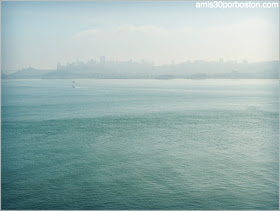 Vistas San Francisco desde el Golden Gate Bridge