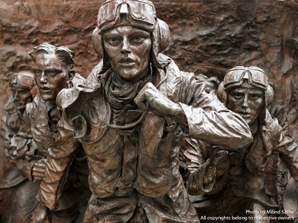 Part of Battle of Britain monument, photo by Milind Sathe (www.milind-sathe.com)