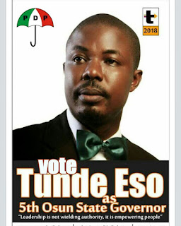 I Will Become the Fifth and Best Osun State Governor-Tunde Eso