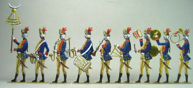 Prussian artillery orchestra, tin, ca.1780, Hilpert