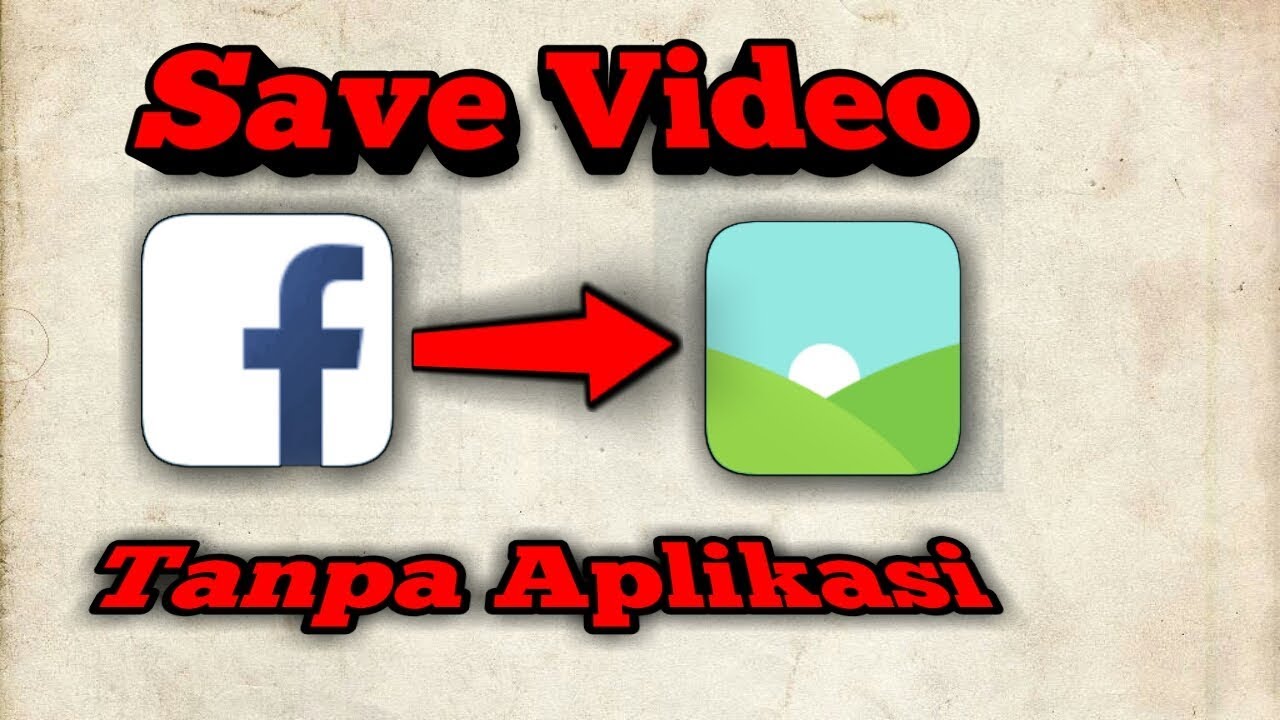 cara menyimpan video dari facebook