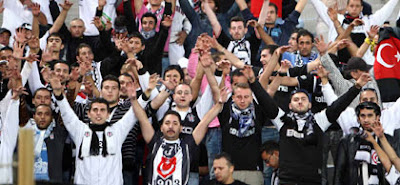 Beşiktaş taraftarı Marsilya maçında