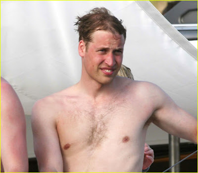 prince williams shirtless gallery. prince william shirtless pics.