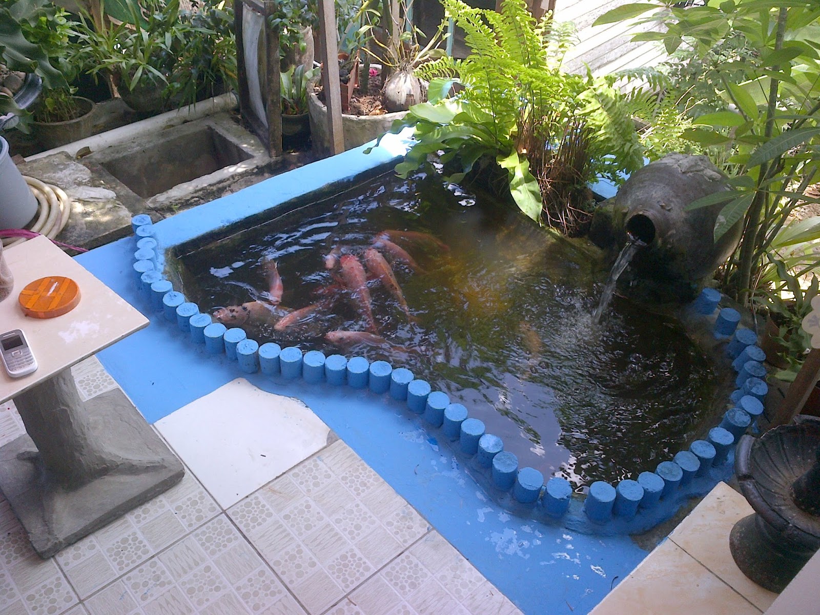 20 Inspirational Taman Depan Rumah Kolam Ikan Taman