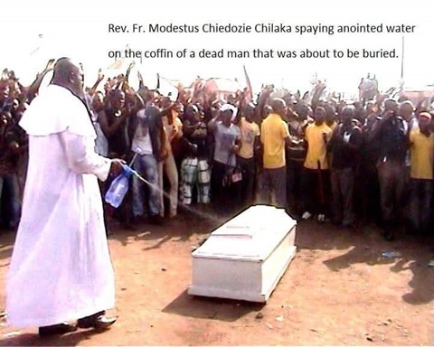 Miraculous! Dead Man Reportedly Resurrects After Catholic Priest Prays on His Coffin (Photos)