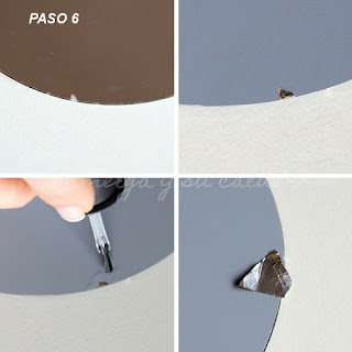 Espejo para maquillaje DiY - Paso 6