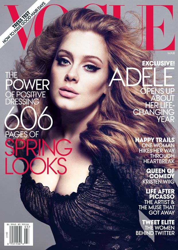 Adele Covers Vogue March 2012