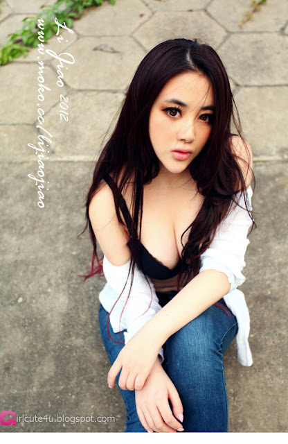 2 He Lin Xin - A little green in early autumn-Very cute asian girl - girlcute4u.blogspot.com
