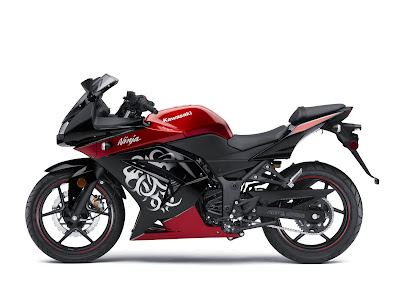 2010 Kawasaki Ninja 250R Red Black