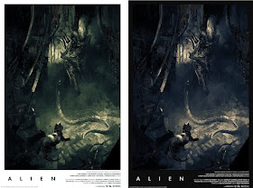 Alien Screen Print by Karl Fitzgerald x Grey Matter Art