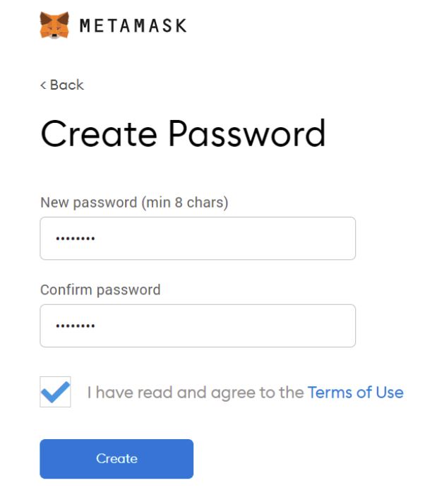 Create password