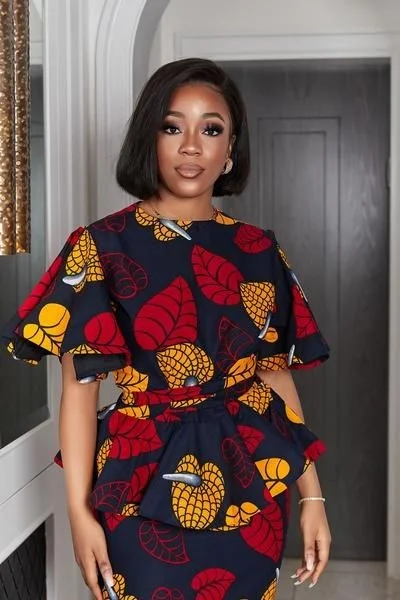 Classy and beautiful corporate Ankara styles