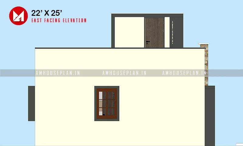 22 x 25 Eco friendly interlocking brick house designs in india 2021