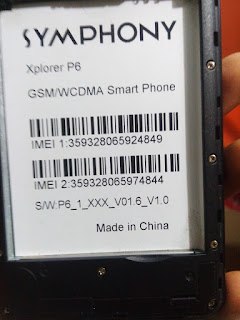 Symphony__P6 Firmware / Flash File