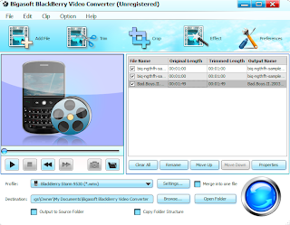 BlackBerry Free Video Converter