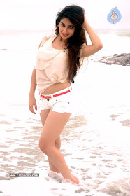 Parul Gulati tiny shorts beach Latest hot