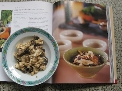 Zubereitung Geschmorter Tofu mit Shiitake-Pilzen