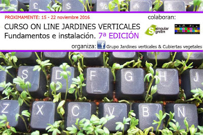 Curso online jardines verticales