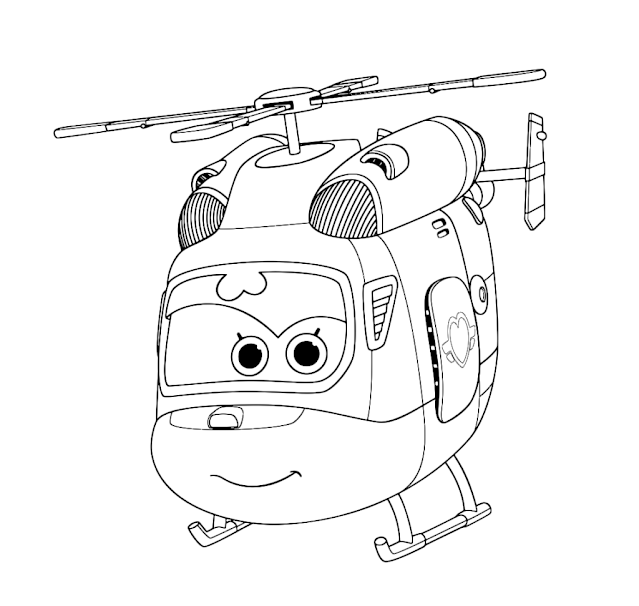 15 Best Robot Airplane Coloring Pages