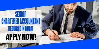 Senior Chartered Accountant required for reputed Contracting company in Abudhabi.