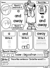 GROWING BUNDLE Interactive Sight Word Printables