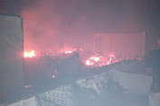 Lima Unit Rumah Warga Desa Datuk Pinding Kec Ketambe Ludes Dilalap Api saat Listrik Padam.