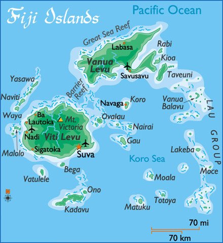 map of fijian islands. [Fiji-Islands-Map-2.