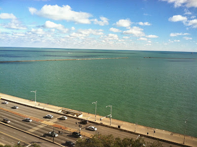 Amazing view, Lake Michigan, Chicago, Northwestern University, Feinberg School of Medicine