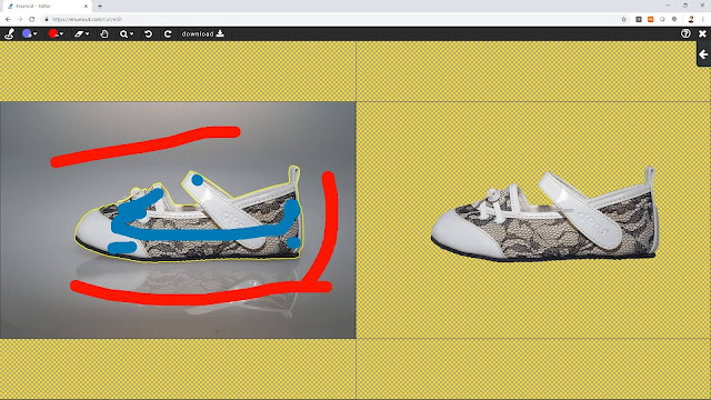 [ Enumcut.com ]  Children's shoes Photo - Background Remove From Image  (Example)