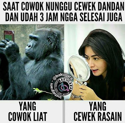 10 Meme 'Cowok Nungguin Ceweknya Dandan' Ini Bikin Ngakak Merem Melek