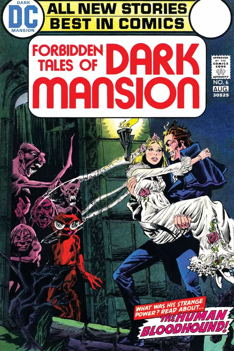 Forbidden Tales of Dark Mansion #6, agosto 1972. Portada de Alan Weiss.