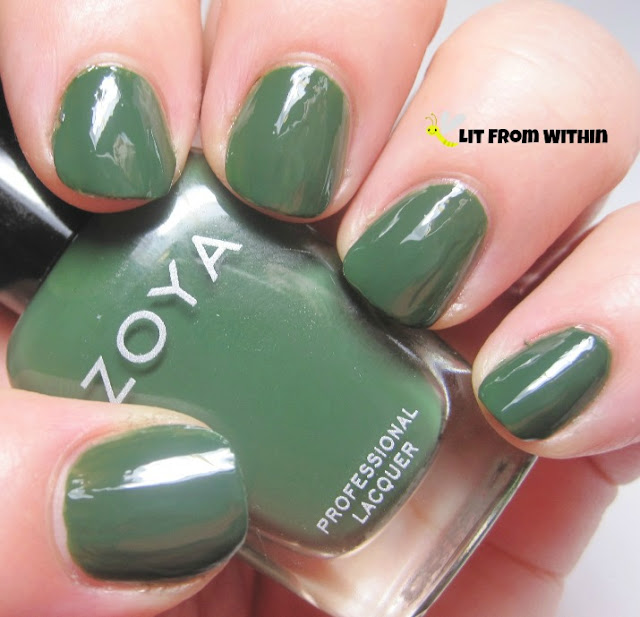 Zoya Hunter, this creamy hunter green