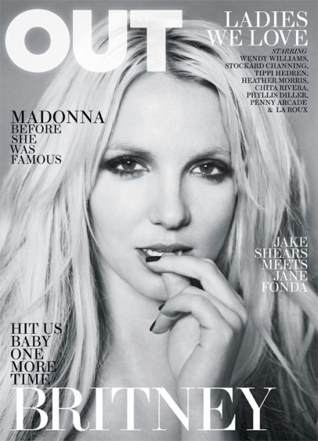 britney spears out magazine cover. OUT Magazine April 2011 Issue