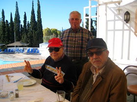 Los ajedrecistas Jaume Anguera, René Mayer y Pere Mas Recorda