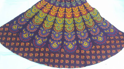 Jaipuri Cotton Printed Skirt