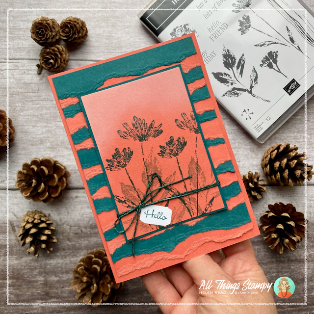 Stampin Up UK Inked & Tiled card ideas