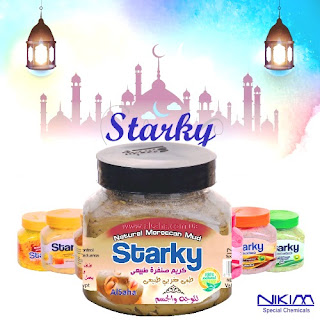 Starky Natural Moroccan Mud Skin Scrubbing Cream Mask