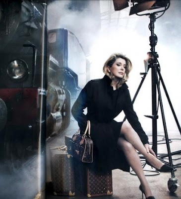 Catherine Deneuve for Louis Vuitton Hot off the fashionista news wire