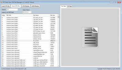 PES 2015 CPK File Manager v1.7-full by Suat CAGDAS