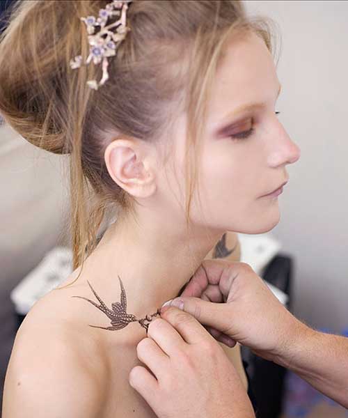 The small feminine tattoos of butterflies have also been adopted by the gay