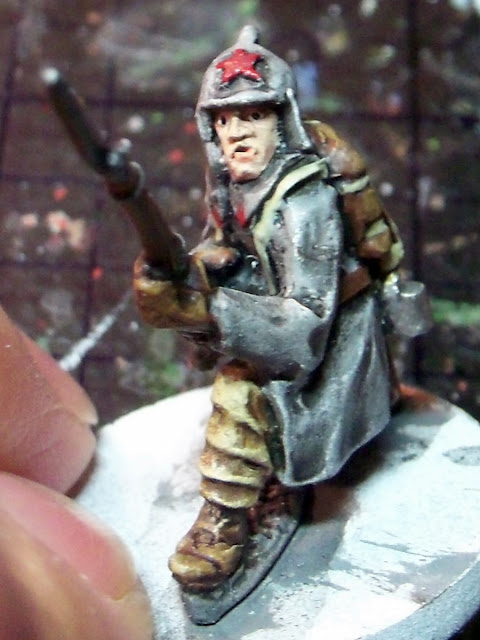 Painting Winter War Soviet 28mm Baker Company miniatures