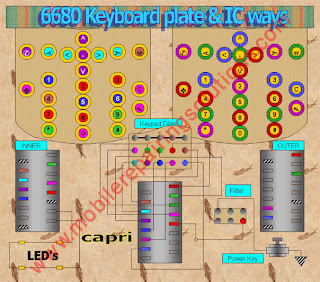 Nokia 6680 Keypad IC Ways / Jumper Problem - Solution