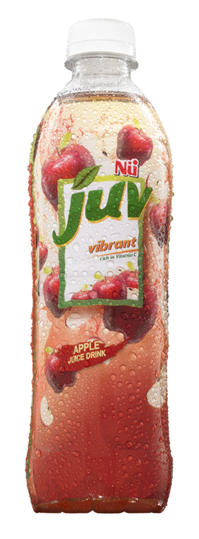 Artwork: design Label n Packaging botle NU JUV juice drink
